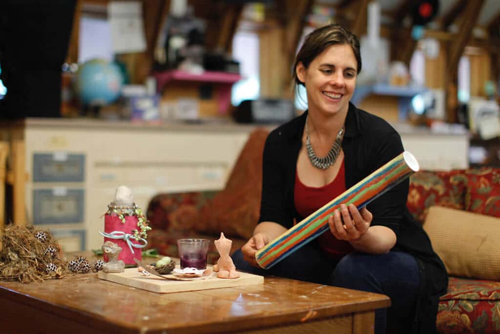 Art therapy at CooperRiis, a residential mental health program for the treatment of bipolar and other disorders