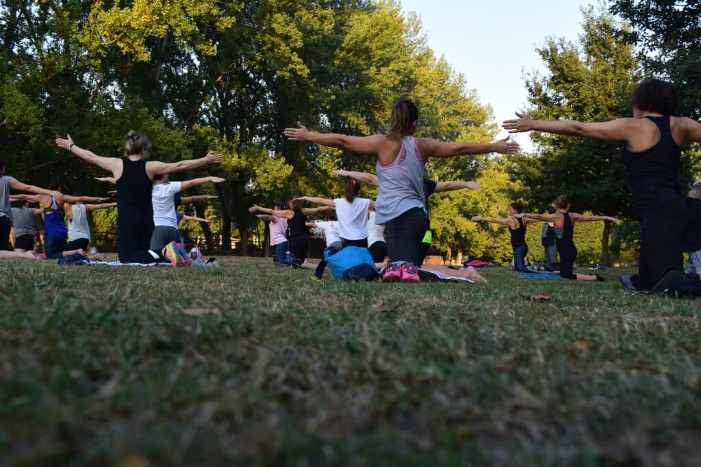 Photo by Rui Dias-Yoga in the Grass